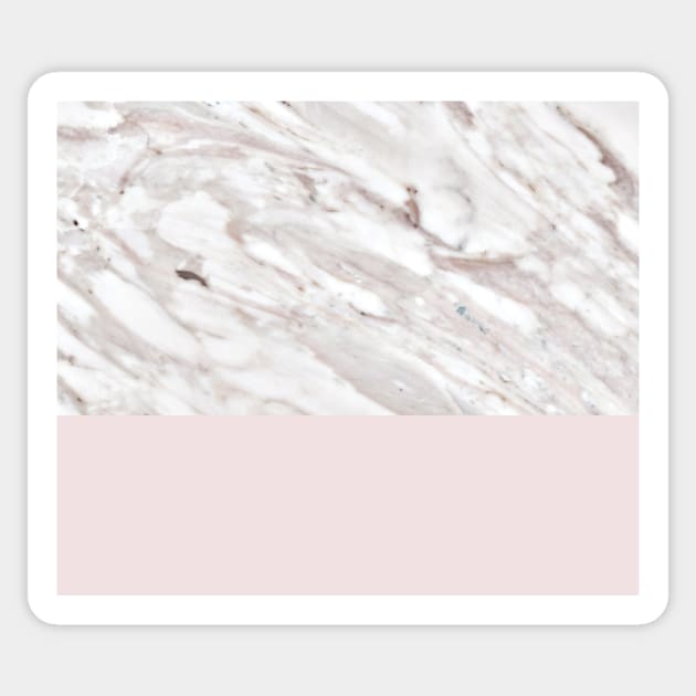 Blush and taupe marble Sticker by marbleco